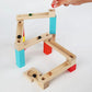 Stitching Ball Track Toys – Wooden Marble Run Toy Set for Kids