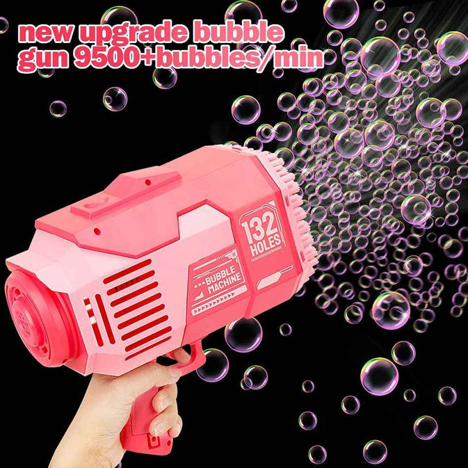 🫧 132-Hole Bubble Machine – Ultimate Fun for Kids!