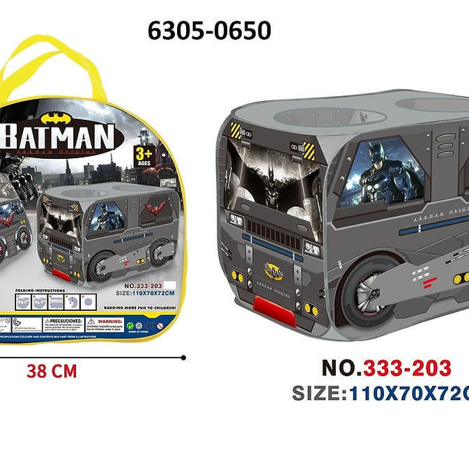 Rectangular shape Batman Foldable Play Tent for Kids – Pop-Up Batmobile Tent