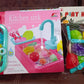 Kitchen Sink Toy Set with Water Circulation + Play House Cutting Fruits Set (bundle)