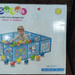 All-in-One Baby Playpen with Basketball & Football Net – Safe Indoor Playground for Active Toddlers