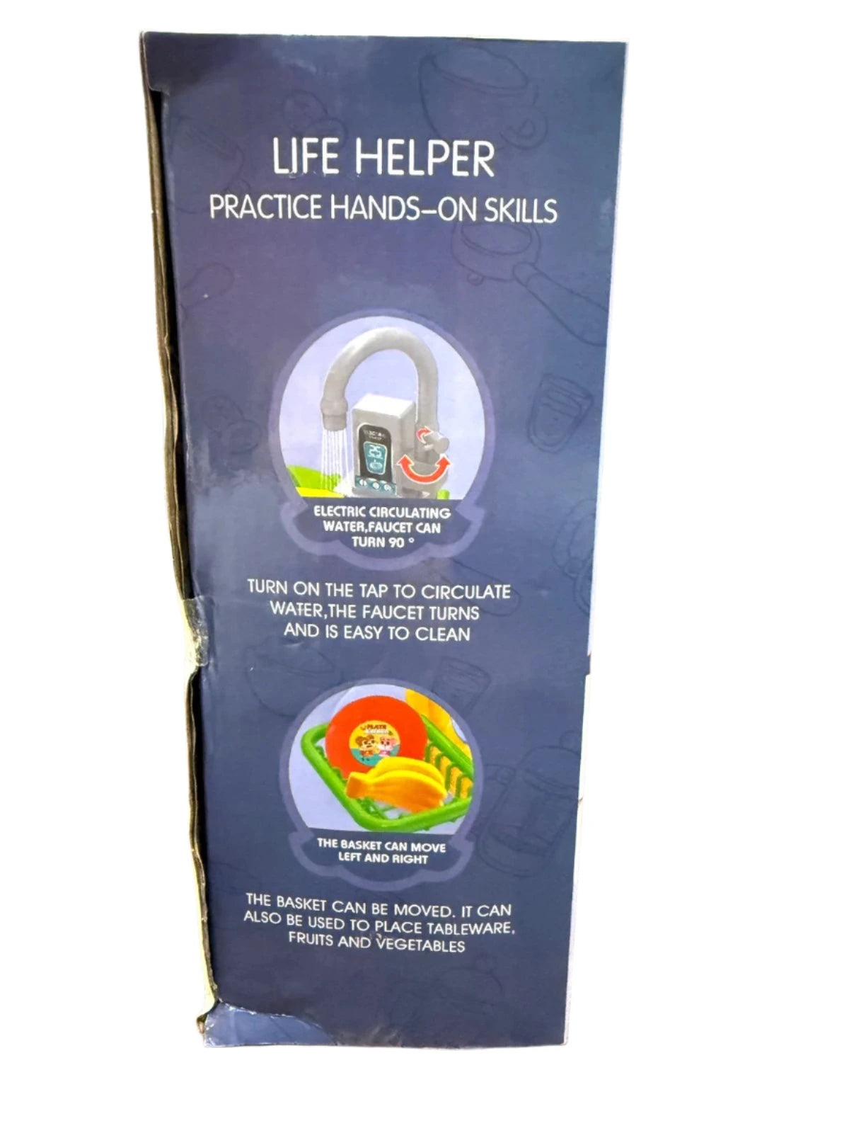 Kitchen Sink Toy  15 Pcs Set – Simulated Dishwashing with Real Water & Accessories (3+ Years)