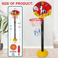 Plastic Sports Adjustable Basketball Hoop Set for Kids – Indoor & Outdoor Play