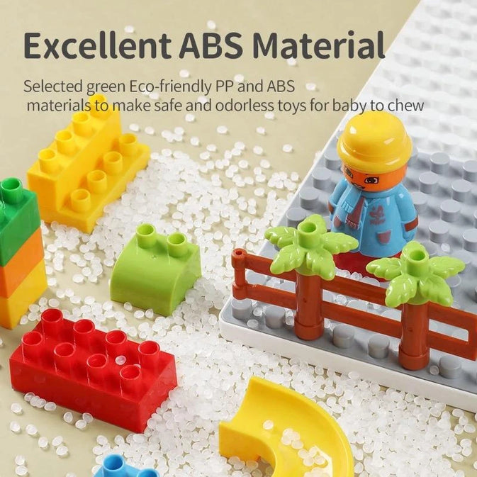 MultiFunction Building Block Table with Chair - 85Pcs