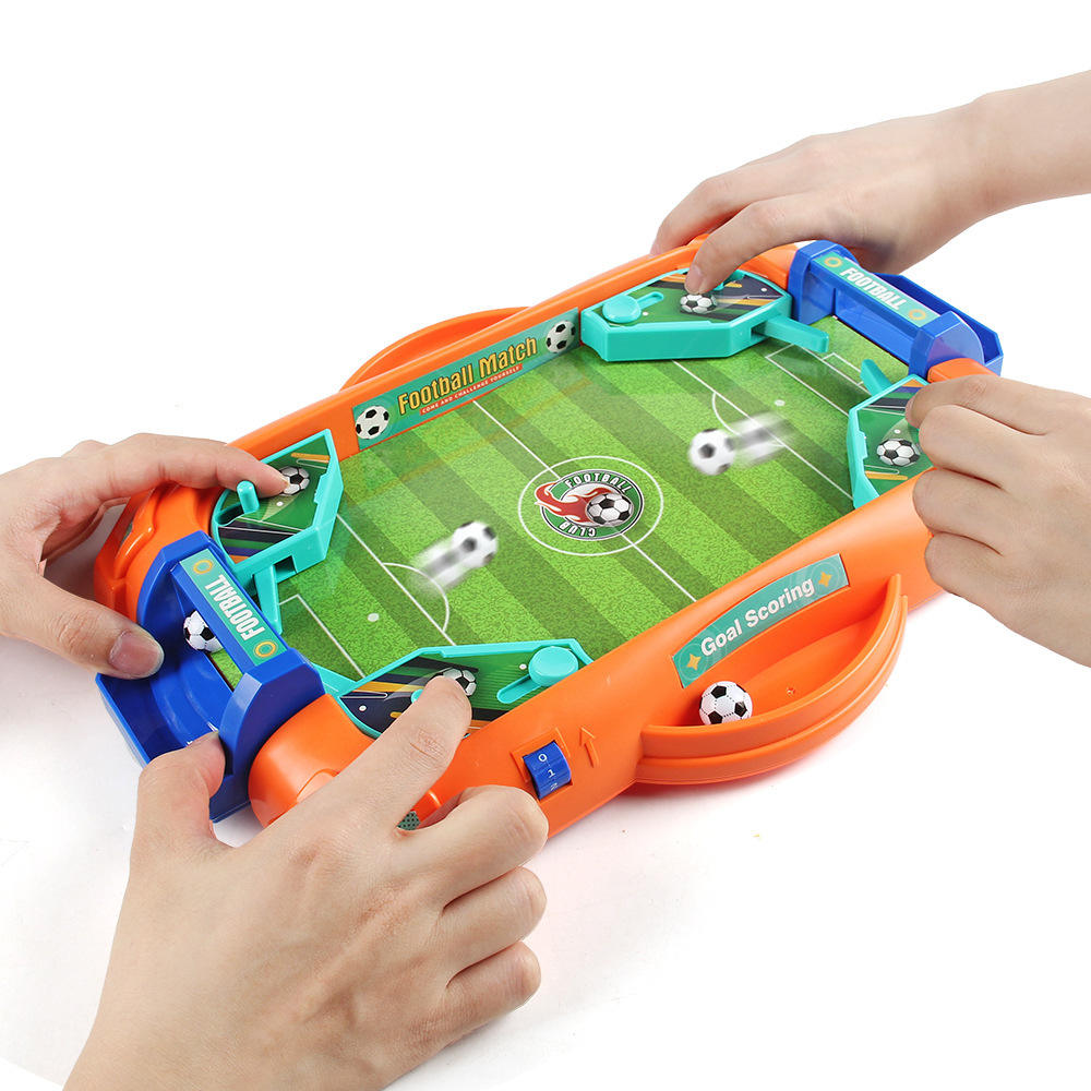 2-in-1 Tabletop Football Game Set for Kids – Mini Soccer Board Game with Accessories