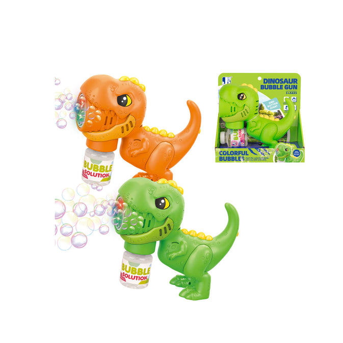 Dinosaur Bubble Gun Toy for Kids – Automatic Bubble Blower with Bubble