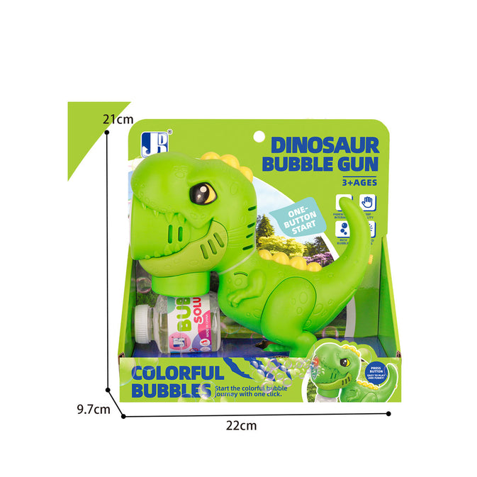 Dinosaur Bubble Gun Toy for Kids – Automatic Bubble Blower with Bubble