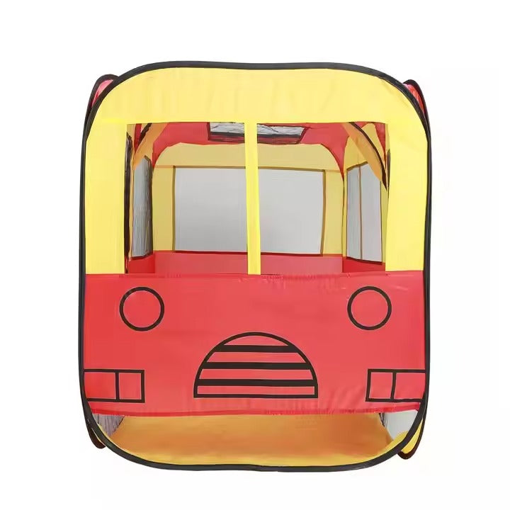 Cocomelon Bus-Themed Pop-Up Tent House for Kids – Indoor & Outdoor Play Tent