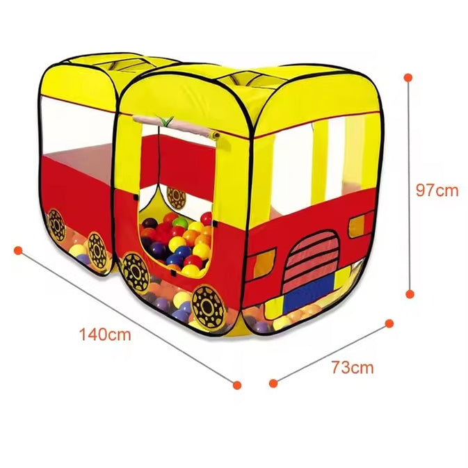 Cocomelon Bus-Themed Pop-Up Tent House for Kids – Indoor & Outdoor Play Tent