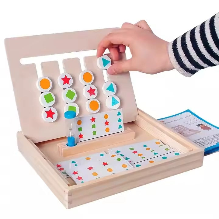 Advanced Position Matching Puzzle Game – Wooden Cognitive Toy for Kids