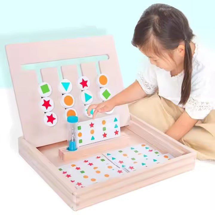 Advanced Position Matching Puzzle Game – Wooden Cognitive Toy for Kids