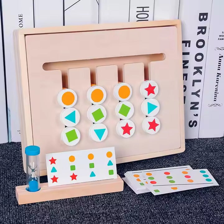 Advanced Position Matching Puzzle Game – Wooden Cognitive Toy for Kids