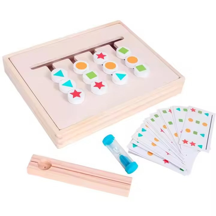 Advanced Position Matching Puzzle Game – Wooden Cognitive Toy for Kids