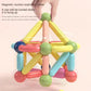 96-Piece Magnetic Building Block Set – STEM Construction Toy for Kids (Rainbow Colors)