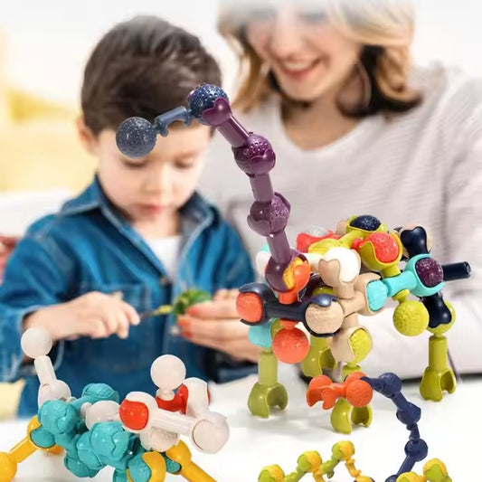 DIY Building Blocks Set for Kids – 21 Pcs Hands-On Construction Toy