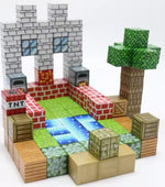 Super World Magnetic Cube – 128 Pcs Building Set for Kids (Minecraft Style)