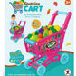 Kids Shopping Cart Playset + Fruit & Veggies Cutting Pack (Bundle)