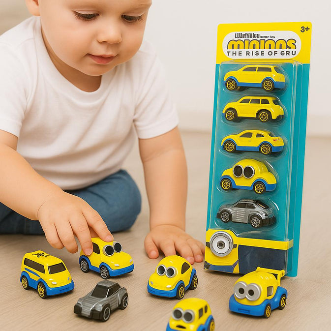 Minions: The Rise of Gru – 6-Piece Die-Cast Car Set