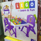 2-in-1 Kids Building Block Table & 2 Chairs Set – Convertible Activity Desk with Bricks & Storage (Ages 2–6)