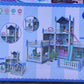 Deluxe Dollhouse Playset Multi-Level with Furniture (Ground+2 Floors)