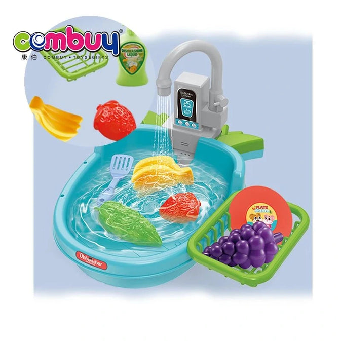 Kitchen Sink Toy  15 Pcs Set – Simulated Dishwashing with Real Water & Accessories (3+ Years)