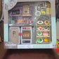 Kids Play Kitchen Set with Oven, Fridge, Dessert Trolley & Accessories