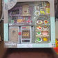 Kids Play Kitchen Set with Oven, Fridge, Dessert Trolley & Accessories
