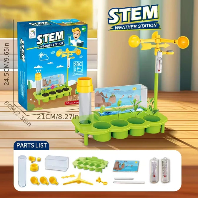 STEM Weather Station Kit for Kids - DIY Educational Science Toy