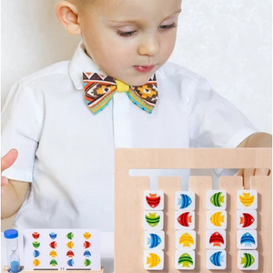 Advanced Position Matching Puzzle Game – Wooden Cognitive Toy for Kids