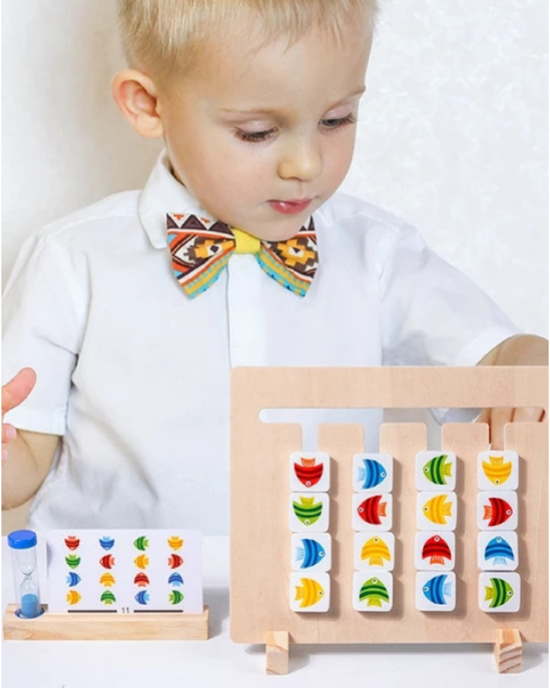 Advanced Position Matching Puzzle Game – Wooden Cognitive Toy for Kids