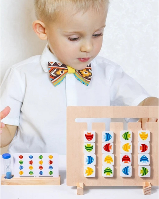 Advanced Position Matching Puzzle Game – Wooden Cognitive Toy for Kids