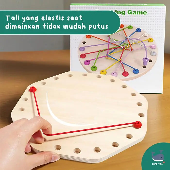 Colorful Wooden Tangle Tower Game – Enhances Logic & Spatial Thinking