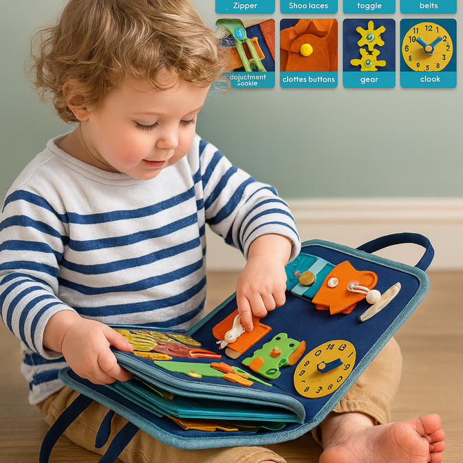 Busy Book - Activity for Kids (8 Pages)/ (10Pages)