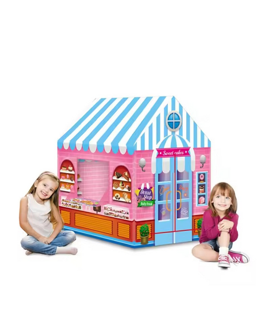 Candy House Pop-Up Tent for Kids – Pretend Play Sweet Shop Playhouse