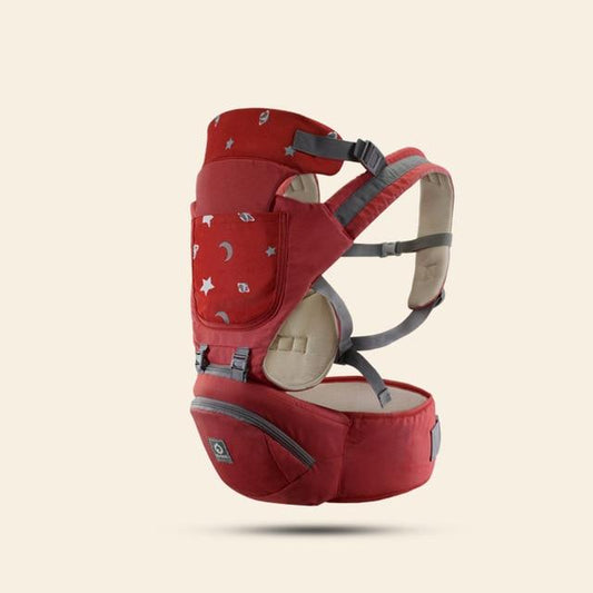 EasyWear 3-in-1 Baby Carrier with Detachable Hip Seat | Ergonomic & Comfortable | Pink Colors