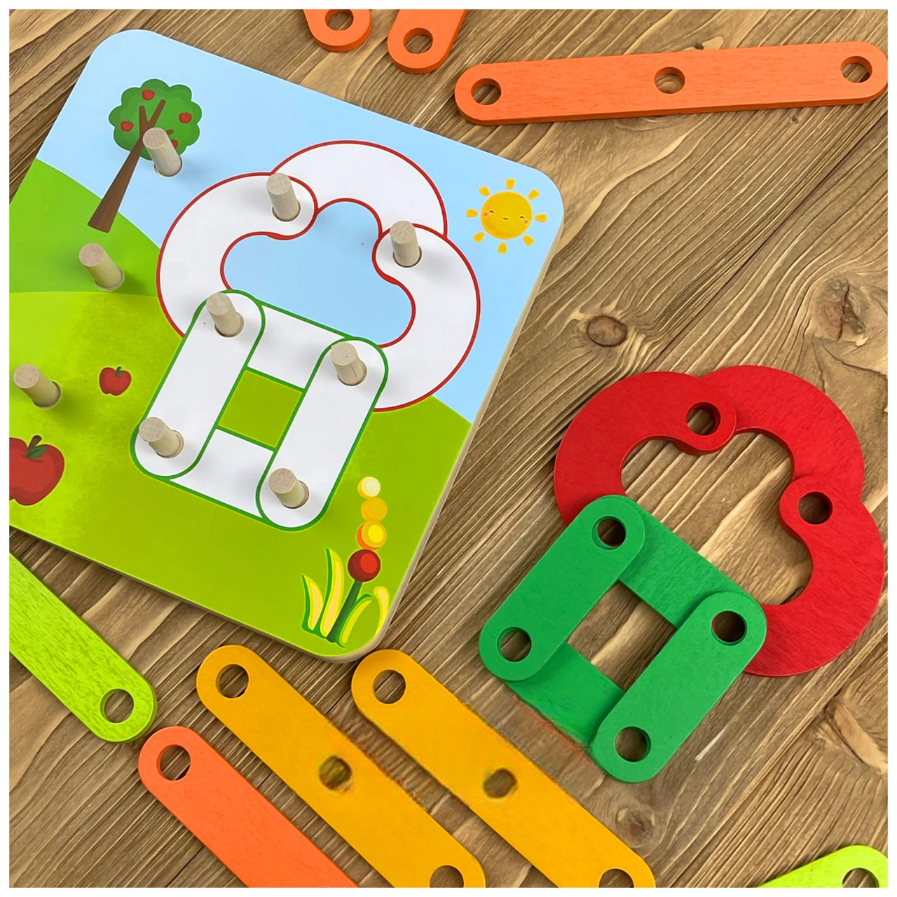 Creative & Fun Wooden Construction Puzzle Toy – Building Set for Kids