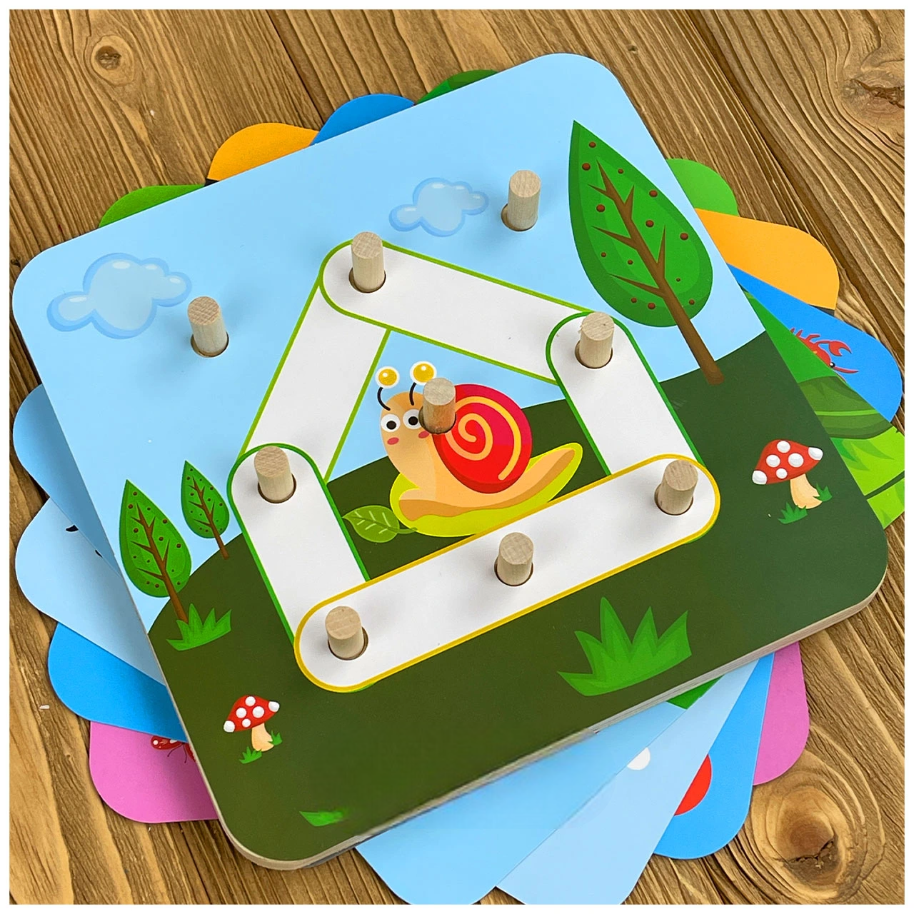 Creative & Fun Wooden Construction Puzzle Toy – Building Set for Kids