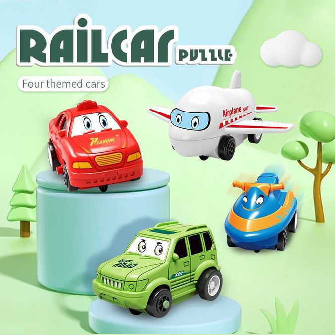 Rail Car Puzzle 25 Pcs Fun Learning Set