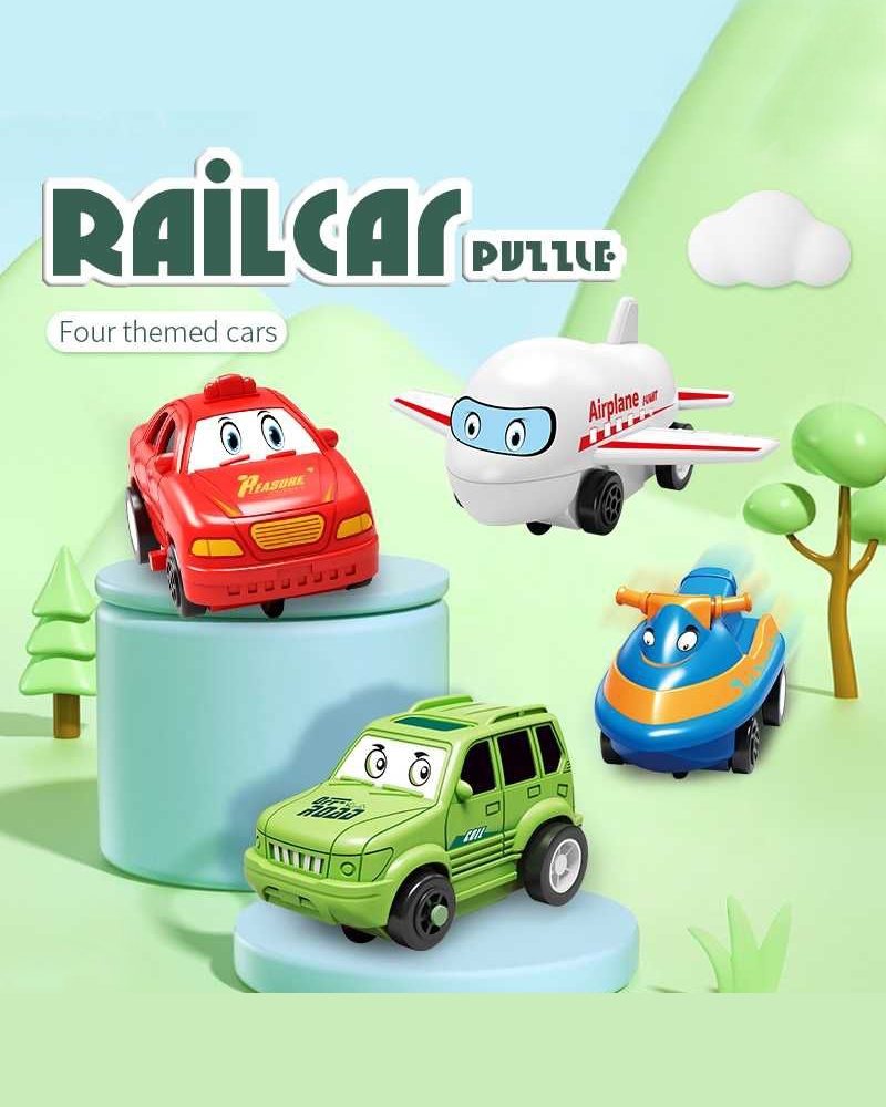 Rail Car Puzzle 25 Pcs Fun Learning Set