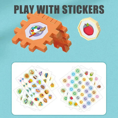 STEM Gear & Ball Track Set – Build, Roll & Learn Puzzle Blocks (98+ Pcs)