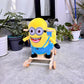 2-in-1 Plush Animal Rocking Chair with Wheels –  Minion Character Designs