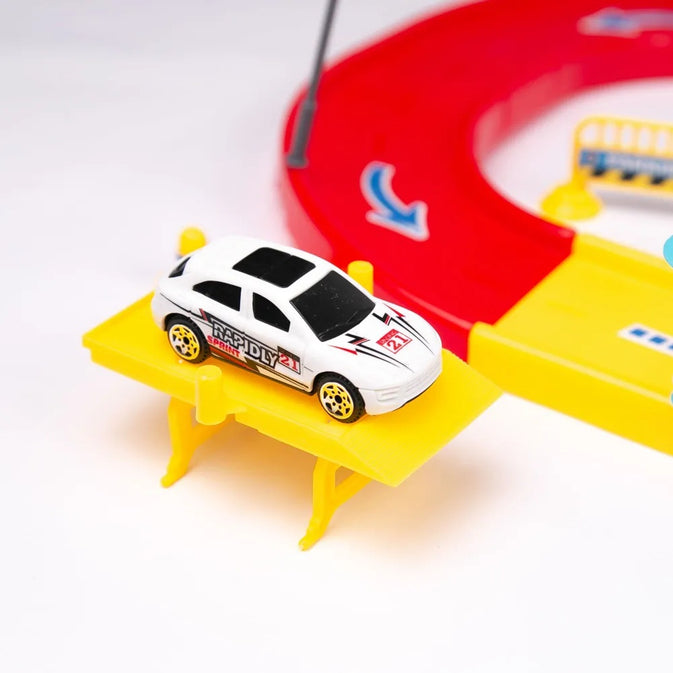 Parking City Life Super Garage Playset – 91 PCS with 4 Die-Cast Cars