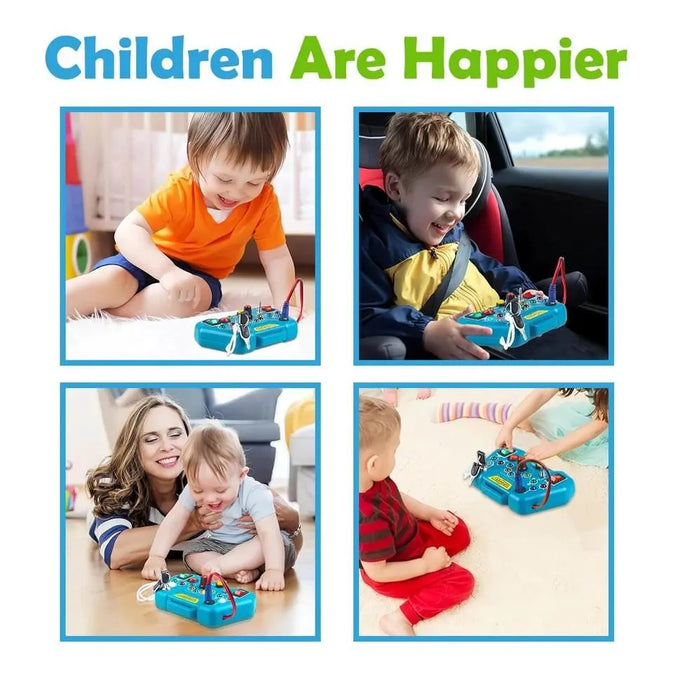 Montessori Music Busy Board | Educational Sensory Toy for Toddlers