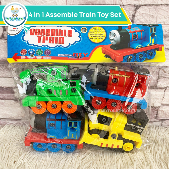 Thomas & Friends Train Toy Set – 4 Pieces |  Engine Toy for Kids |