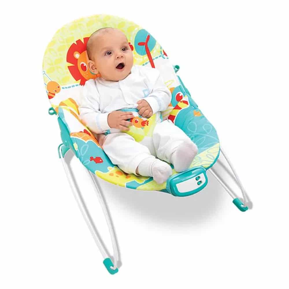 Baby Bouncer with Toy Bar – Comfortable, Calming & Safe for Newborns
