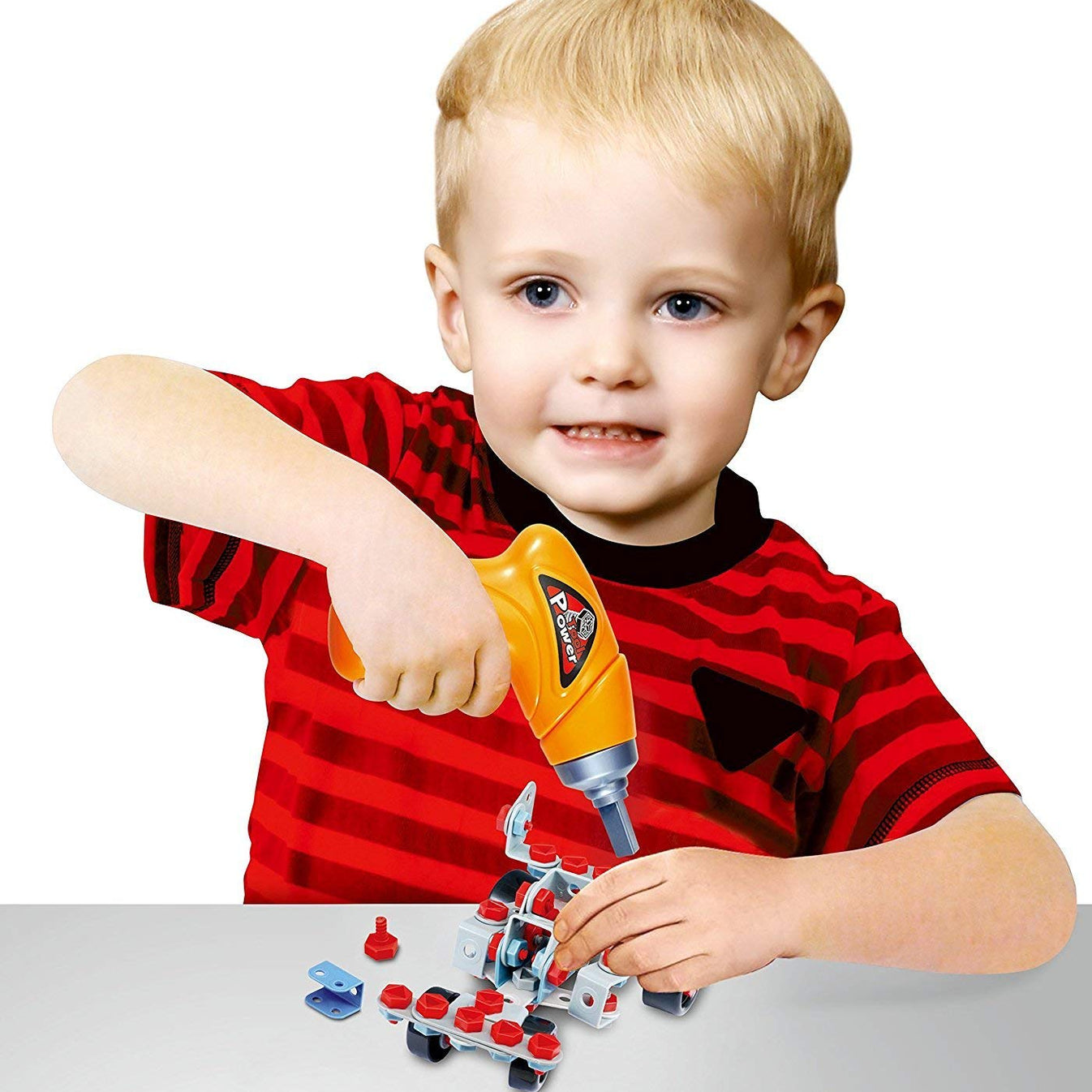 Junior Block 10-in-1 Construction Building Set with Electric Drill – 286 PCS (Ages 6+)