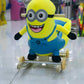 2-in-1 Plush Animal Rocking Chair with Wheels –  Minion Character Designs
