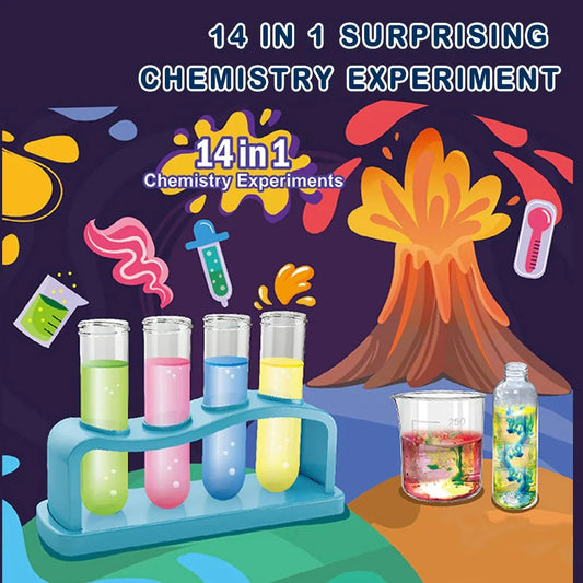 14-in-1 Surprising Chemistry Experiments Kit for Kids