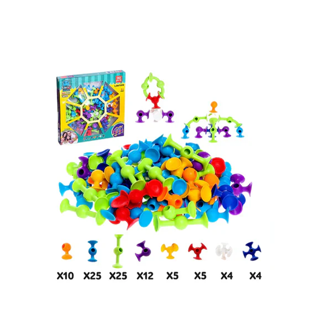 Smart Suction Builders – 50+ Shapes & Hours of Fun (36pcs )