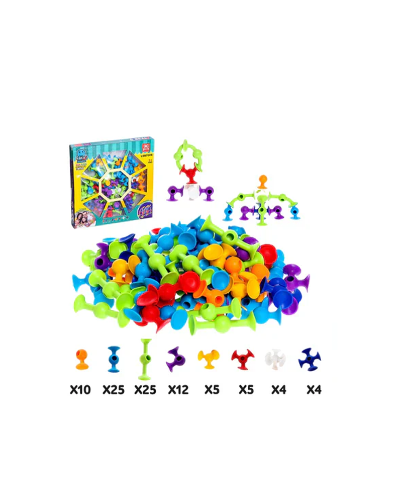 Smart Suction Builders – 50+ Shapes & Hours of Fun (36pcs )